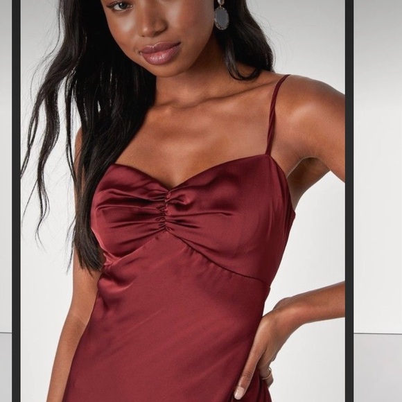 Lulu’s burgundy dress, brand new never worn. - Picture 2 of 7